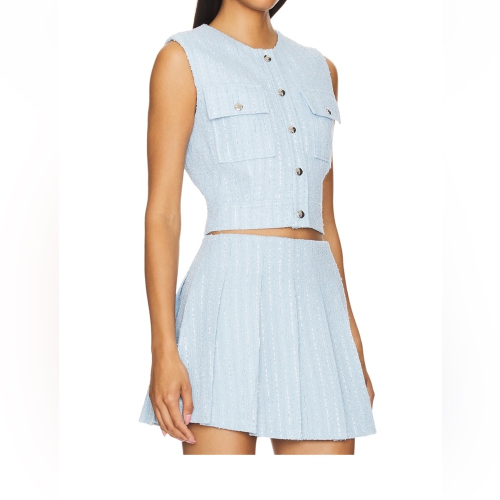 Line & Dot mini skirt set